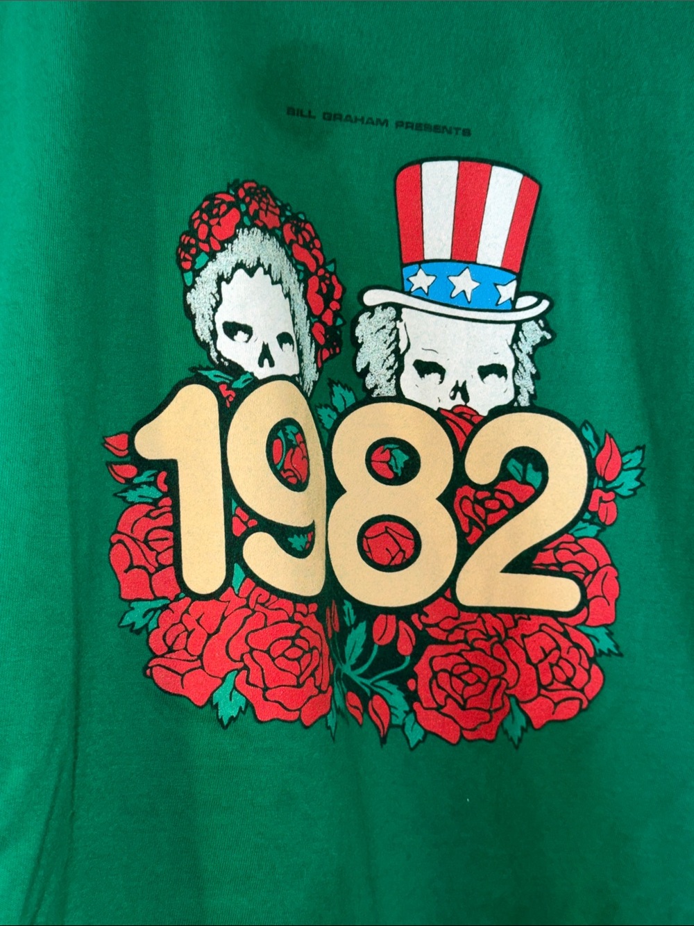 Grateful Dead New Year’s Eve 1982 Crew Shirt from Bill Graham Presents
